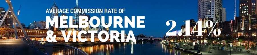 Melbourne and Victoria Real Estate Agent Commission Rate