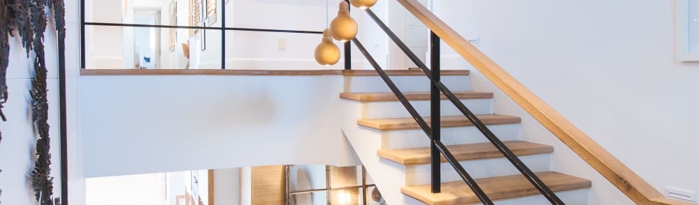 Real estate stairs interior